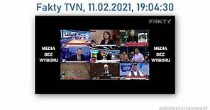 Jakub Sobieniowski przedstawia fragmenty TVP - Fakty TVN 11.02.2021