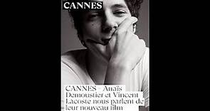🎬 Anaïs Demoustier et Vincent Lacoste nous parlent de leur nouveau film « Le Temps d’aimer » #cannes