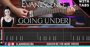 Going Under - Evanescence (Guitar Cover With Tabs)