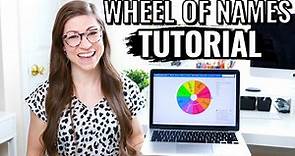 Wheel of Names Tutorial + 5 Ways to Use it in Your Classroom TODAY!
