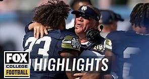 Brian Kelly becomes Notre Dame's winningest coach with 41-13 win over Wisconsin | CFB ON FOX