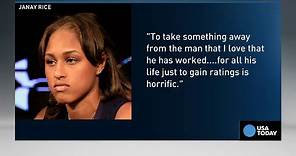 Ray Rice's wife breaks silence about beating video