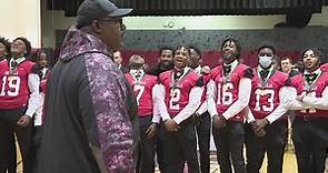 Glenville high school football team celebrates first-ever state championship