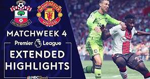 Southampton v. Manchester United | PREMIER LEAGUE HIGHLIGHTS | 8/27/2022 | NBC Sports