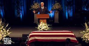 Watch Joe Biden’s full eulogy at John McCain’s memorial service