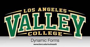 Los Angeles Valley College - Dynamic Form - Dual Enrollment K12
