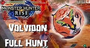 Monster Hunter Rise I Volvidon Full Hunt I PS4 Gameplay