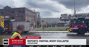 Chicago Fire Department responds to reports of roof collapse in Lincoln Park