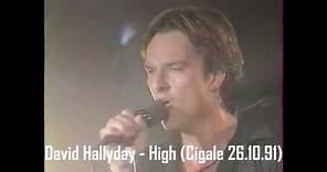 David Hallyday - High (Live Cigale 26.10.1991)