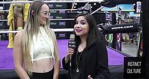 WOW-Women of Wresting's Samantha Smart Interview at Comic Con 2018