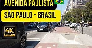 Avenida Paulista [4K[ - São Paulo - Brasil- WALKING TOUR