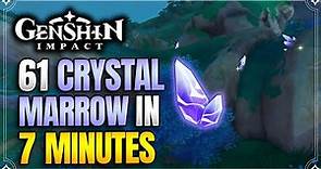 Crystal Marrow Locations | Fast and Efficient Route | Ascension Materials |【Genshin Impact】