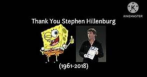 Thank You Stephen Hillenburg (1961-2018)