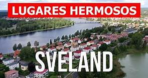 Viaje a Svealand, Suecia | Turismo, vacaciones, lugares, vistas, naturaleza | Vídeo dron 4k