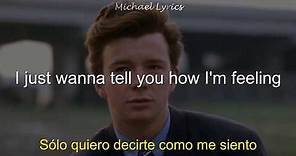 Rick Astley - Never Gonna Give You Up | Lyrics/Letra | Subtitulado al Español