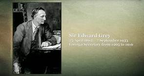 Sir Edward Grey on entering WW1