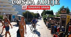 TENERIFE - COSTA ADEJE | Currently Very Busy and Gorgeous Weather ☀️ 4K Walk ● December 2023