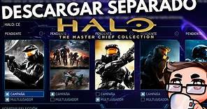 ¿Puedo descargar cada Halo por separado de la colección del Jefe maestro? Descarga Personalizada