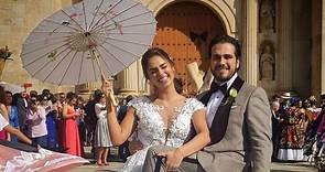 Las primeras fotos de la boda de Claudia Martín y Andrés Tovar