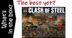 Clash of Steel - the best ww2 starter set yet? (Flames of War) Unboxing and review