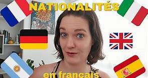 [clase principiante #10] Nacionalidades en francés | Nationalités en français