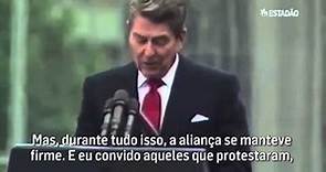 Discurso do presidente americano Ronald Reagan em 1987 em Berlim