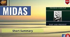Past and Present by Thomas Carlyle || Midas Short Summary and Analysis
