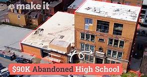 Renovating A $90K Abandoned School Into Apartments | Unlocked