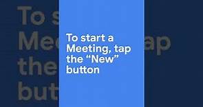Learn to create or join instant meetings in Google Meet