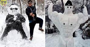 50 Most Creative Ideas to Make a Snowman