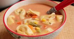 Veggie Tortellini Soup