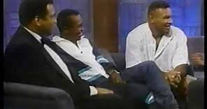 Muhammad Ali, Sugar Ray Leonard & Mike Tyson @ The Arsenio Hall Show 1990