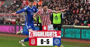 Potters beaten by league leaders | Stoke City 0-5 Leicester City | Highlights