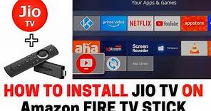 How to Install JioTV and Enjoy Live TV channels on Firestick in 2021