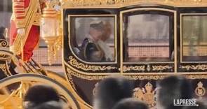Regno Unito, re Carlo arriva a Westminster per primo King's speech