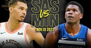 San Antonio Spurs vs Minnesota Timberwolves Full Game Highlights | Nov 10, 2023 | FreeDawkins