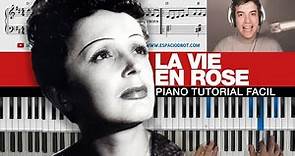 🎹 Como tocar LA VIE EN ROSE de Edith Piaf [TUTORIAL FÁCIL] 🎼 Partitura GRATIS!