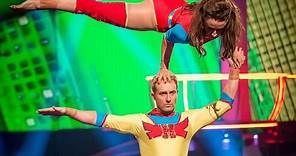 Ian 'H' Watkins' Trapeze performance to 'Holding Out For A Hero' - Tumble: Grand Final - BBC One