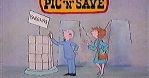 1989 Pic 'n' Save animated television commercial