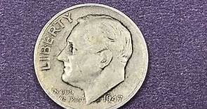 US Roosevelt Silver 1947 Dimes - United States Dimes