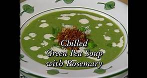 Chilled Green Pea Soup with Rosemary and Gordon's Perfect Tossed Salad featuring Daniel Boulud and G