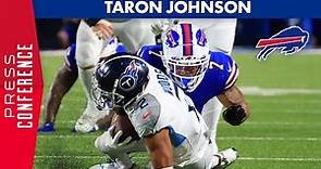 Taron Johnson: "I'm Just Praying For Him" | Buffalo Bills