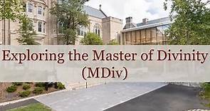 HDS Admissions 2023 | Exploring the Master of Divinity (MDiv)