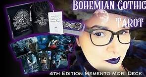 The Bohemian Gothic Tarot Limited Fourth Edition Memento Mori Large Deck Review #BohemianGothicTarot