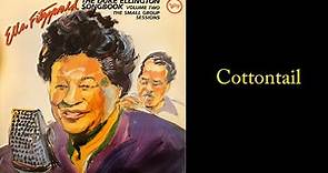 Ella Fitzgerald Sings Duke Ellington - Cottontail (restored 1957 with lyrics)