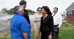 Lt. Governor Karyn Polito Visits South Shore, Tours Ongoing Coastal Resiliency Projects