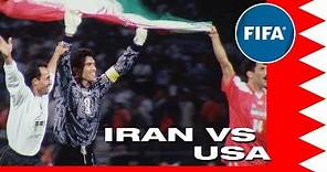 The Game That Football Won | IR Iran v USA | 1998 World Cup