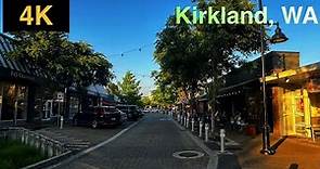 Downtown Kirkland, WA Driving Tour in Summer 2023.