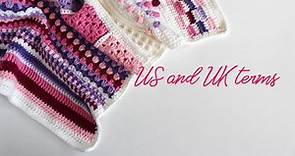 Crochet abbreviations & difference between US and UK crochet terms