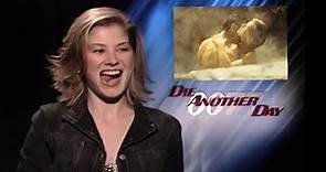 Rosamund Pike on Deleted Love Scene 007 Die Another Day Interview | Miranda Frost |